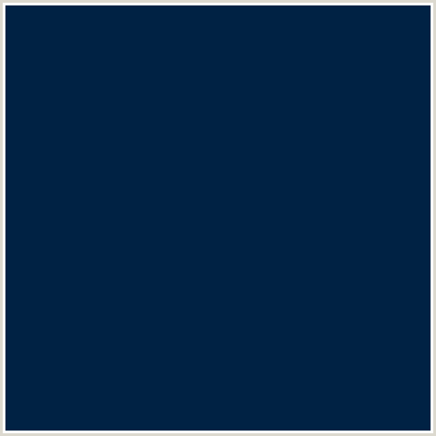 002244 Hex Color Image (BLUE, MIDNIGHT BLUE, PRUSSIAN BLUE)