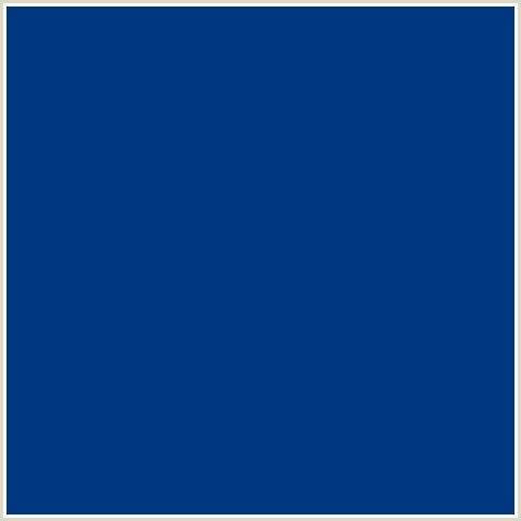 00387F Hex Color Image (BLUE, RESOLUTION BLUE)
