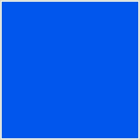 0056ED Hex Color Image (BLUE, BLUE RIBBON)