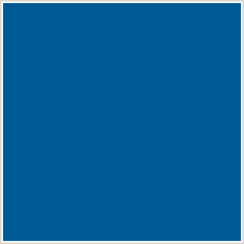 005A96 Hex Color Image (BAHAMA BLUE, BLUE)