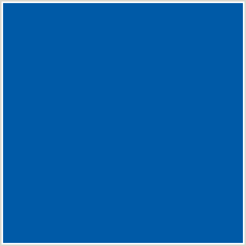 005AA7 Hex Color Image (BLUE, ENDEAVOUR)