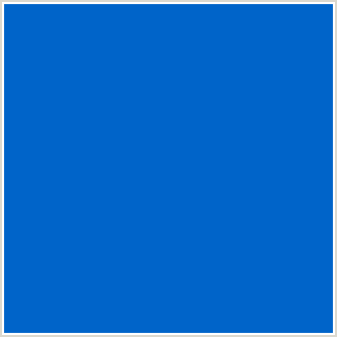 0064C9 Hex Color Image (BLUE, SCIENCE BLUE)