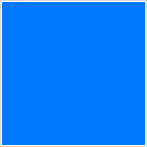 0077FF Hex Color Image (AZURE RADIANCE, BLUE)