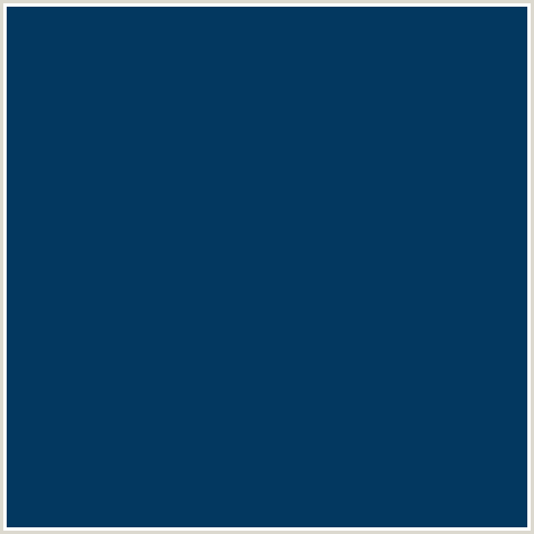 033860 Hex Color Image (ASTRONAUT BLUE, BLUE, MIDNIGHT BLUE)