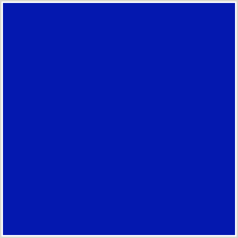 0418AF Hex Color Image (BLUE, INTERNATIONAL KLEIN BLUE)