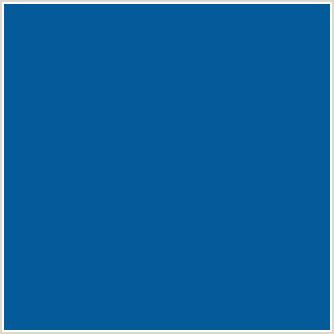 055B99 Hex Color Image (BAHAMA BLUE, BLUE)