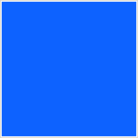 0D62FF Hex Color Image (BLUE, BLUE RIBBON)