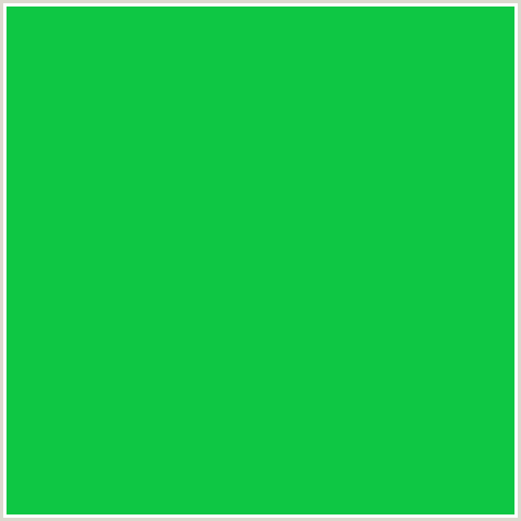 0EC744 Hex Color Image (GREEN, MALACHITE)