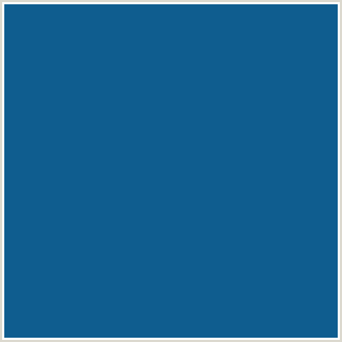 0F5D8F Hex Color Image (BLUE, TORY BLUE)