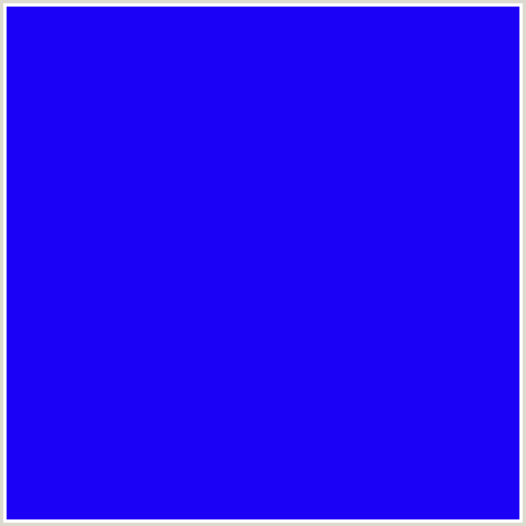 1B02F7 Hex Color Image (BLUE)
