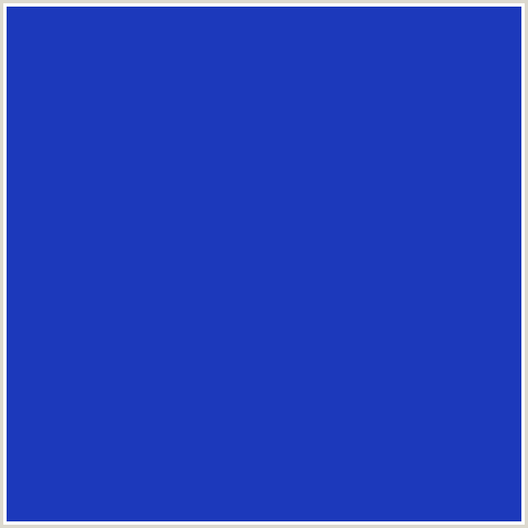 1C39BB Hex Color Image (BLUE, PERSIAN BLUE)