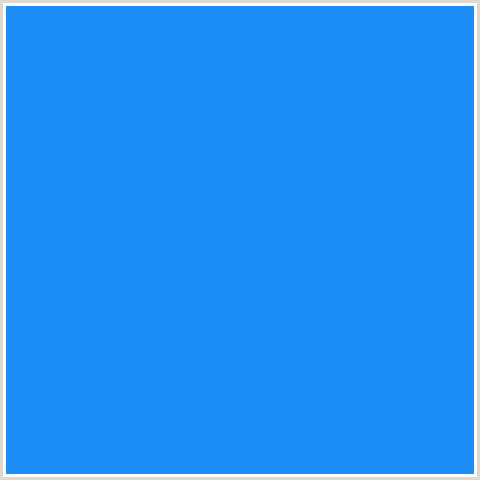 1C8DF7 Hex Color Image (BLUE, DODGER BLUE)