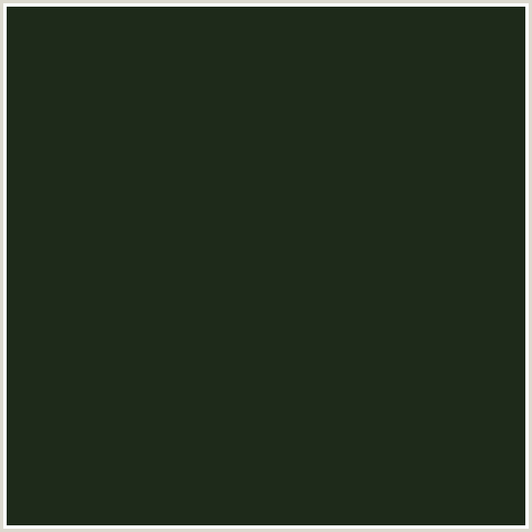 1E2A1A Hex Color Image (GREEN, GREEN KELP)