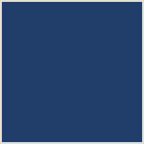 213C6B Hex Color Image (ASTRONAUT, BLUE, MIDNIGHT BLUE)