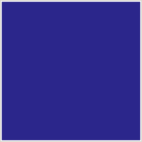 2B268B Hex Color Image (BLUE, JACKSONS PURPLE)