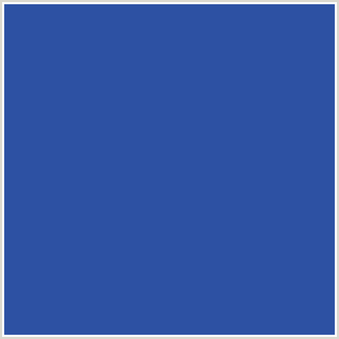 2D51A3 Hex Color Image (BLUE, SAPPHIRE)