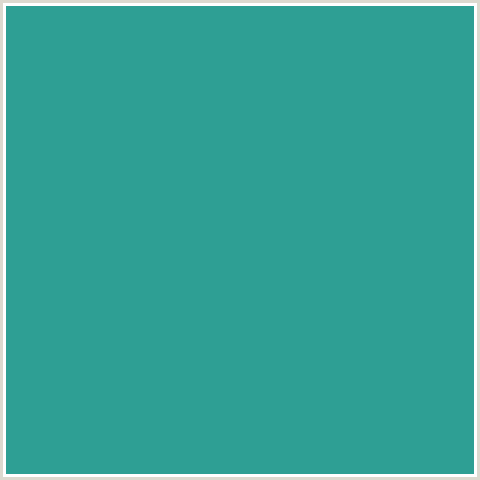 2E9F94 Hex Color Image (BLUE GREEN, LOCHINVAR)