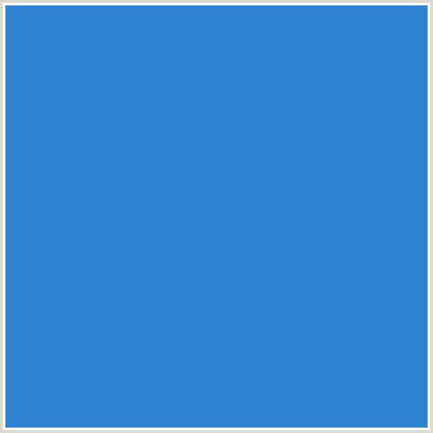 2F83D2 Hex Color Image (BLUE, MARINER)