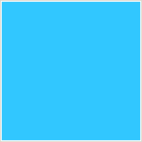 31C7FF Hex Color Image (DODGER BLUE, LIGHT BLUE)