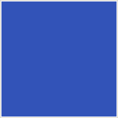 3253B8 Hex Color Image (BLUE, CERULEAN BLUE)