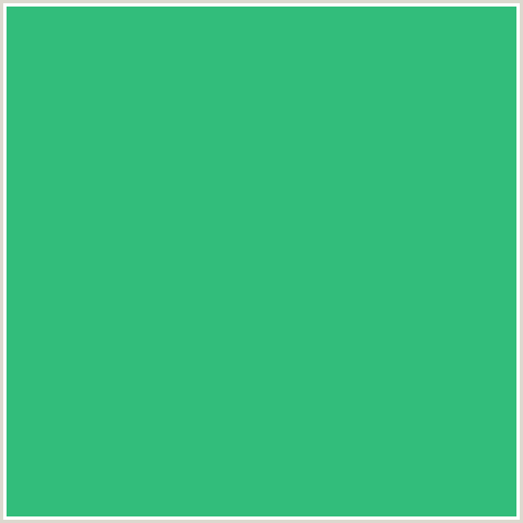 32BD7B Hex Color Image (GREEN BLUE, JUNGLE GREEN)