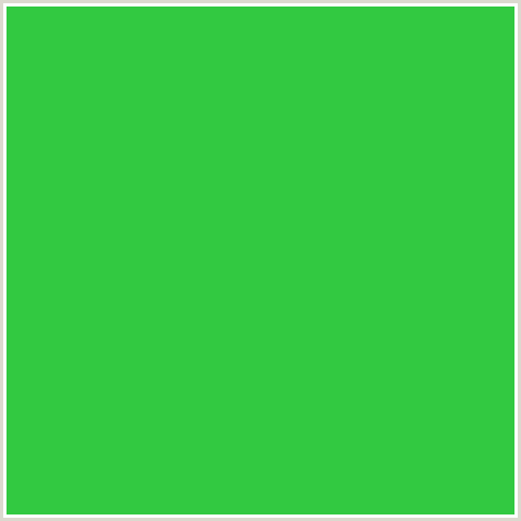 32C941 Hex Color Image (APPLE, GREEN)
