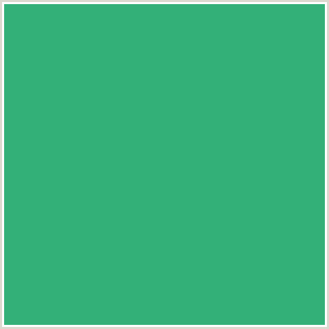 33B078 Hex Color Image (GREEN BLUE, JUNGLE GREEN)