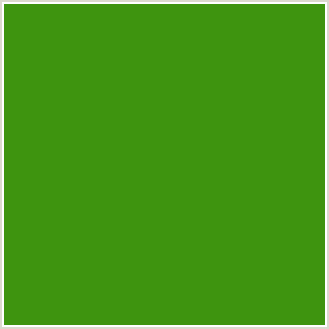 3E940F Hex Color Image (FOREST GREEN, GREEN, LA PALMA)