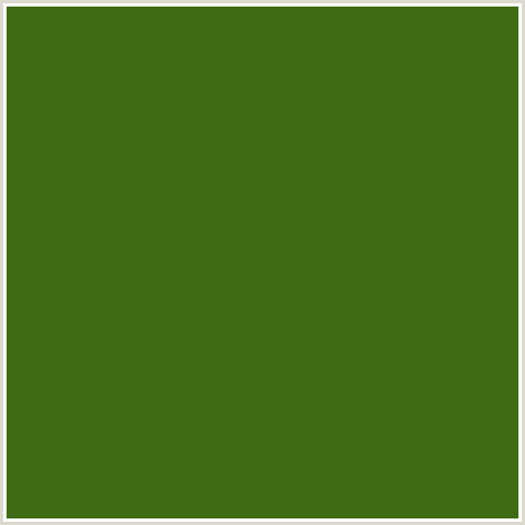 3F6B14 Hex Color Image (DELL, FOREST GREEN, GREEN)