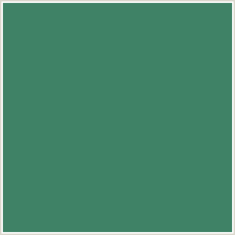 3F8266 Hex Color Image (GREEN BLUE, VIRIDIAN)