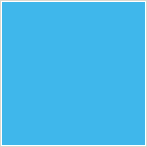 3FB7EB Hex Color Image (LIGHT BLUE, PICTON BLUE)