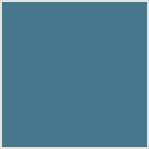 46778D Hex Color Image (BISMARK, LIGHT BLUE, TEAL)