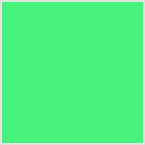 47F37D Hex Color Image (GREEN)