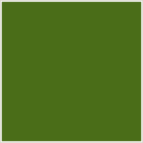 4A6D18 Hex Color Image (DELL, GREEN YELLOW)