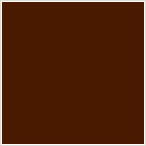 4B1801 Hex Color Image (INDIAN TAN, RED ORANGE)