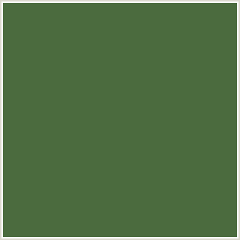 4B6B3E Hex Color Image (CHALET GREEN, GREEN)