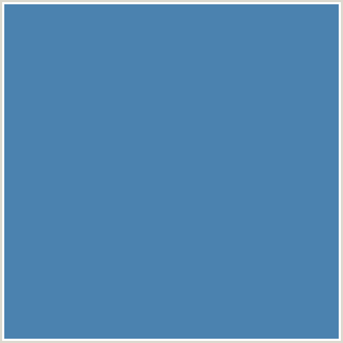 4B82AF Hex Color Image (BLUE, STEEL BLUE)