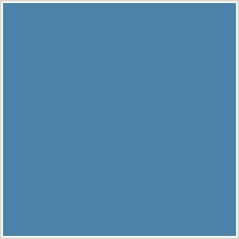 4C82A7 Hex Color Image (BLUE, WEDGEWOOD)