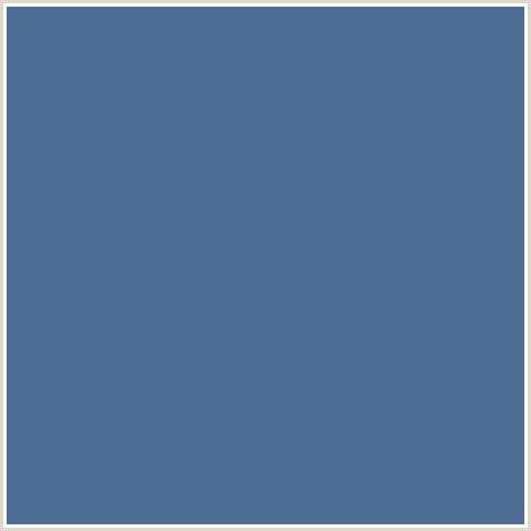 4D6D94 Hex Color Image (BLUE, KASHMIR BLUE)