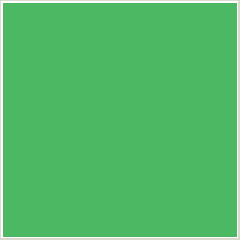 4DB864 Hex Color Image (CHATEAU GREEN, GREEN)