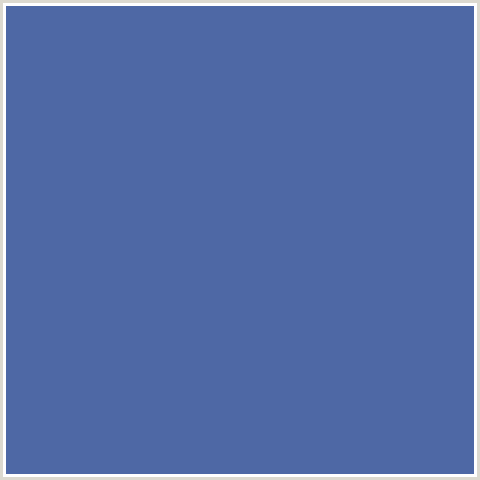 4E68A5 Hex Color Image (BLUE, SAN MARINO)