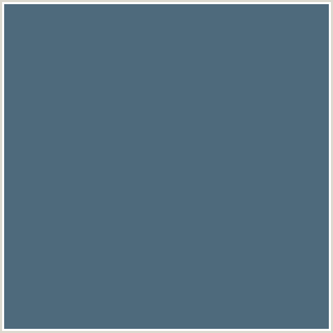 4E6A7C Hex Color Image (BLUE, BLUE BAYOUX)
