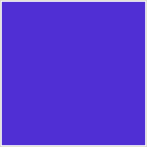 502FD4 Hex Color Image (BLUE VIOLET, PURPLE HEART)