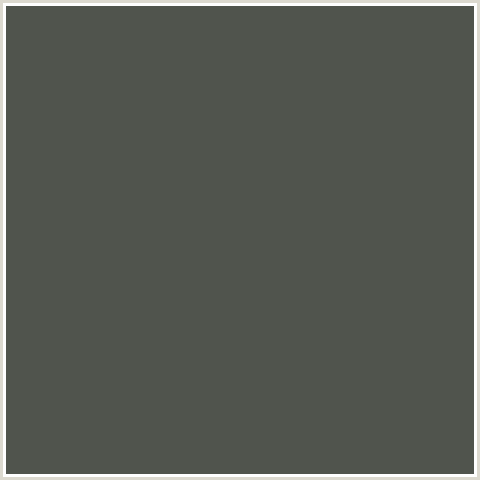 50544D Hex Color Image (GRAY ASPARAGUS, GREEN)