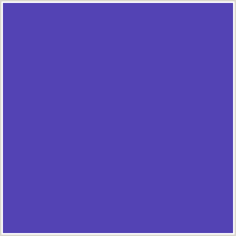 5343B4 Hex Color Image (BLUE, BLUE VIOLET)