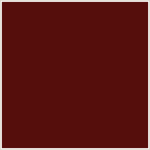 550E0C Hex Color Image (MAROON OAK, RED)