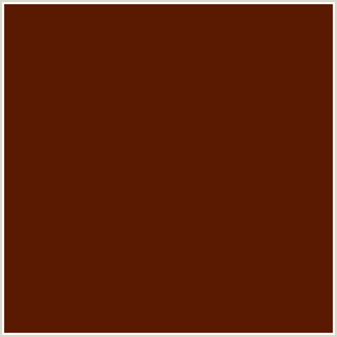 5A1901 Hex Color Image (INDIAN TAN, RED ORANGE)