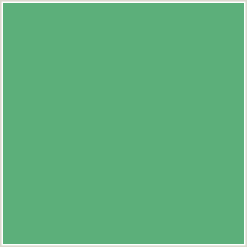 5CAF7A Hex Color Image (AQUA FOREST, GREEN BLUE)
