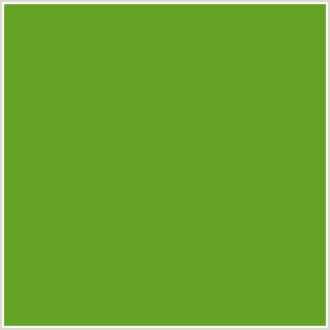 64A324 Hex Color Image (GREEN, OLIVE DRAB)