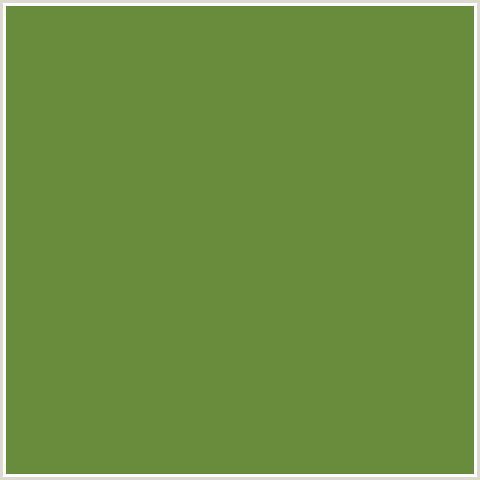 688C3B Hex Color Image (GREEN YELLOW, PESTO)